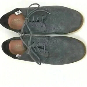 TOMS Preston Casual Oxford Gray Men's US Size 8M MSRP $99.95